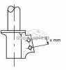 Amortizor gaz fata renault symbol 1 i fabricat incepand cu 02.1998 kyb