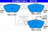 Set placute frana fata alfa romeo 156 fabricat in