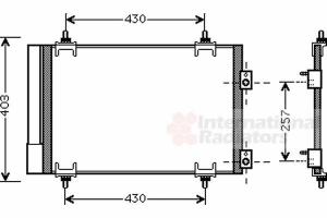 Radiator aer conditionat climatizare Citroen Berlingo VAN WEZEL