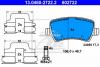 Set placute frana fata volvo xc70 fabricat incepand cu 08.2007 ate