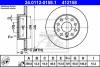 Disc frana spate vw golf 6 vi fabricat in perioada