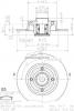 Disc frana spate cu rulment renault symbol 2 ii