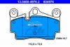 Set placute frana spate audi q7 (4l) fabricat incepand cu 03.2006 ate