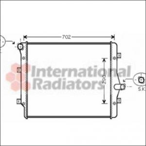 Radiator racire apa Audi A3 8P1 2.0 TDI VAN WEZEL