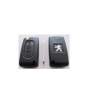 Carcasa cheie telecomanda 3 butoane, lamela fara canelura, cu suport baterie, led butoane Peugeot 407, cod Crcs787 - CCT83073