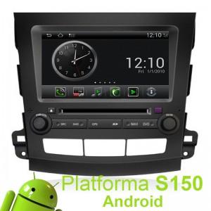 Edotec EDT-I056 Dvd Auto Gps Android Navigatie Bluetooth TV Mitsubishi Outlander - EEI66784