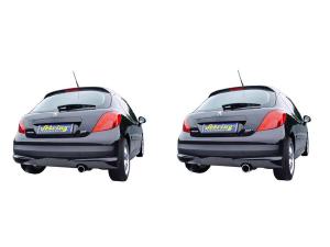 Toba sport, evacuare finala din otel inoxidabil PEUGEOT 207 0636011 - TSE57839