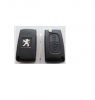Carcasa cheie telecomanda 2 butoane, lamela cu canelura, cu suport baterie Peugeot 307, cod Crcs796 - CCT83082