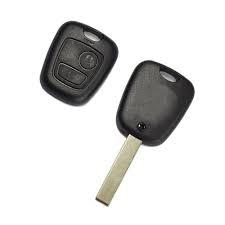 Carcasa cheie telecomanda 2 butoane, fara logo, lamela cu canelura Peugeot 407, cod Crcs800 - CCT83087
