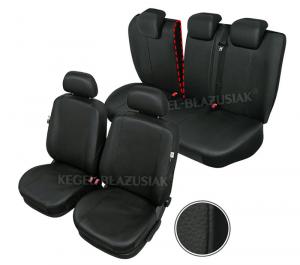 Huse scaune auto imitatie piele Hyundai i30, set huse fata + spate, cod Hsd305 - HSA81670