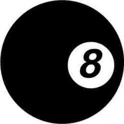 Stickere auto 8 ball