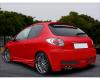 Bara spate tuning peugeot 206 spoiler spate h-design