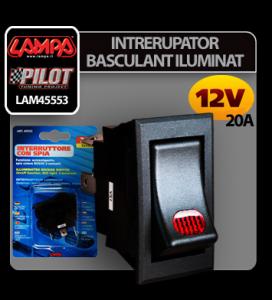 Intrerupator basculant iluminat 12V - 20A - IBI550