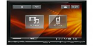 Sistem multimedia 2 DIN SONY XAV-72BT cu bluetooth, cu ecran touch screen de 7inch (Redare :CD, DVD, MPEG4, Xvid, Video CD, Windows Media Audio, mp3 ?i JPEG) - SM216791