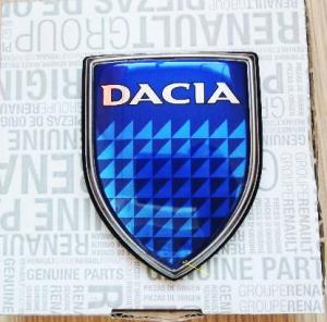 Emblema fata Dacia Logan Originala uzina Mioveni 6001546858 - motorVIP - 20745