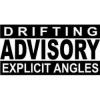 Stickere auto Drifting advisory
