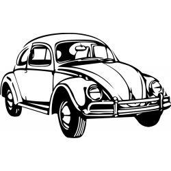 Stickere auto Vw beetle