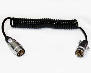 Cablu curent remorca 7 pini cu fisa metal - motorVIP - 303045-T