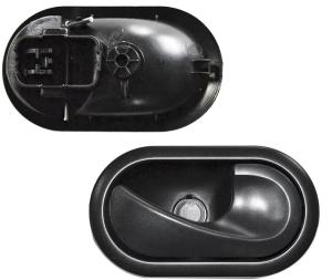 Maner usa Sandero interior dreapta negru - motorVIP - KR540