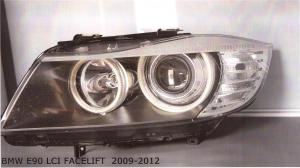 SET LUPE FARURI 2,5 INCH + ORNAMENTE STANDARD BMW E90 FACELIFT - SLF245