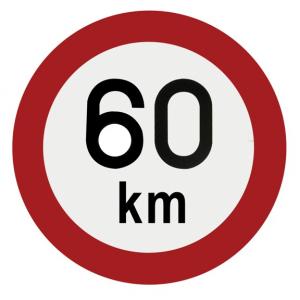 Indicator limita de viteza 60 km - motorVIP - 1304826