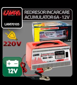 Redresor incarcare acumulator electronic 6A - 12V - RIAE968