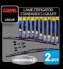 Lame stergator cu grafit standard - 28 cm (11") - 2 buc - lsg766