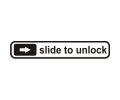 Stickere auto Slide to unlock