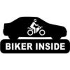 Stickere auto biker inside logan