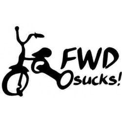 Stickere auto Fwd sucks