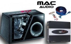 Pachet de bass (Subwoofer+Amplificator) auto Mac Audio KICK ASS Junior Bass Pack - PDB16478