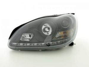 Set faruri Daylight Mercedes Benz S-Klasse Typ W220 an fab. 98-05 negre fk - SFD43537