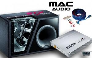 Pachet de bass (Subwoofer+Amplificator) auto Mac Audio STX KICK ASS Bass Pack - PDB16480
