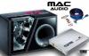 Pachet de bass (subwoofer+amplificator) auto mac audio stx kick ass