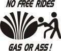 Stickere auto No free rides Daewoo