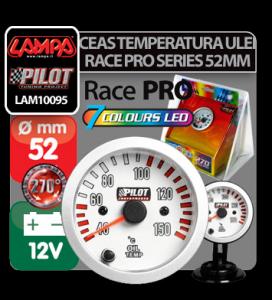 Ceas bord temperatura ulei, Race Pro serie 52mm, 7 culori - CITU112