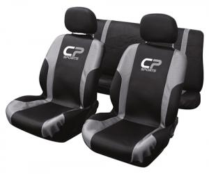 Huse scaune auto 9buc "CP Sports" Gri, cod Hsc1381 - 310240