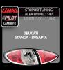 Stopuri tuning Alfa Romeo 147 3/5 usi (1/01>11/04) cromate - STAR515