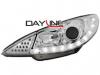 Faruri tuning dayline peugeot 206 02-07 chrom -