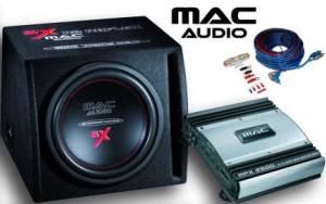 Pachet de bass (Subwoofer+Amplificator) auto Mac Audio SX Ultra Reflex Bass Pack - PDB16488