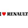 Stickere auto i love renault