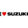 Stickere auto i love suzuki