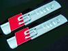 Emblema auto audi s-line s3 s4 s6 s8 set 2 buc -