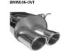 Toba sport, evacuare finala din otel inoxidabil BMW E46 320I/ 323I/ 328I FKBA001117 - TSE58747