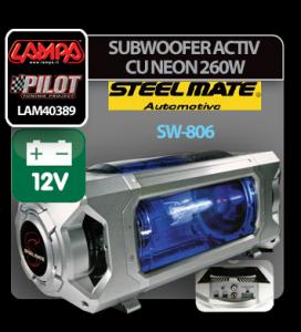 Subwoofer activ cu neon 260W SW-806 - SWAN590