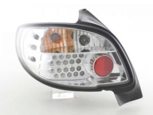 Set stopuri cu LED Peugeot 206 3/5 trg. ohne Cabrio an fab. 98-05 crom fk - SSC43961