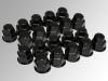 Capacele ornamente pentru prezoane negre pe 17,20 buc 523517 - COP54115