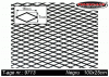 Grila spoiler aluminiu neagra 100x25cm - motorvip - 9713