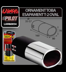 Ornament toba esapament T-2 Oval - OTE233