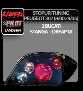 Stopuri tuning Peugeot 307 (8/00-9/05) - Negre - STPE528